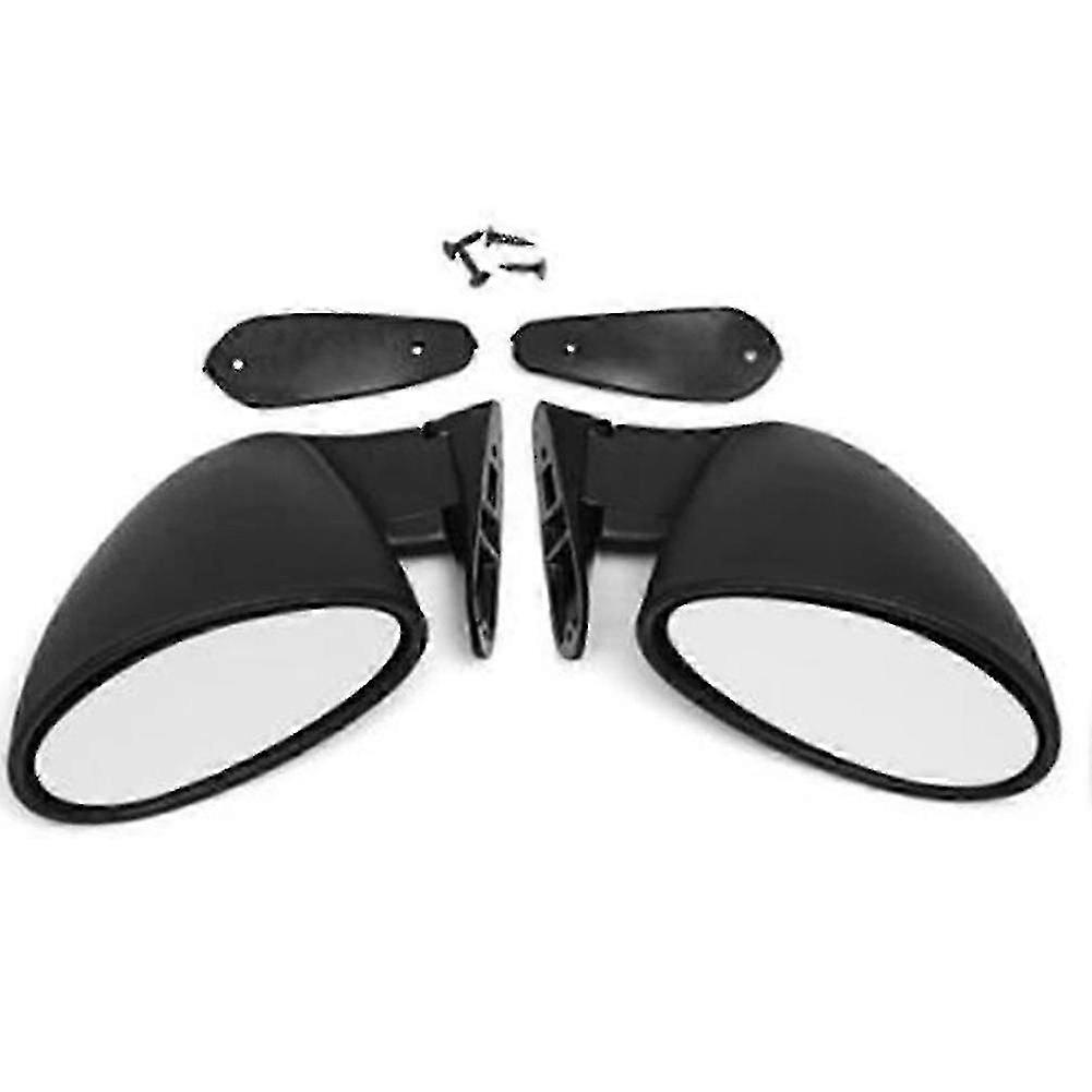 CA Style Left Right Car Classic Retro Door Wing Side Mirror Rearview Vintage Matte Univer