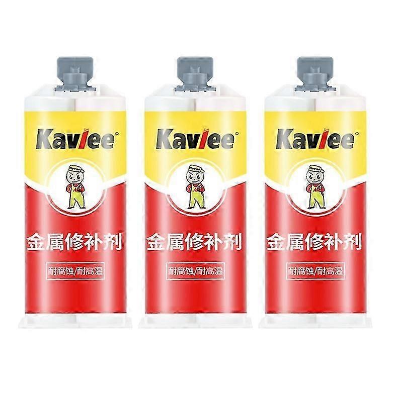 1-3x 工業用金属修理ペースト接着剤 A&B 接着剤修理ラジエーター金属タンク亀裂トラコーマ溶接剤万能修理接着剤