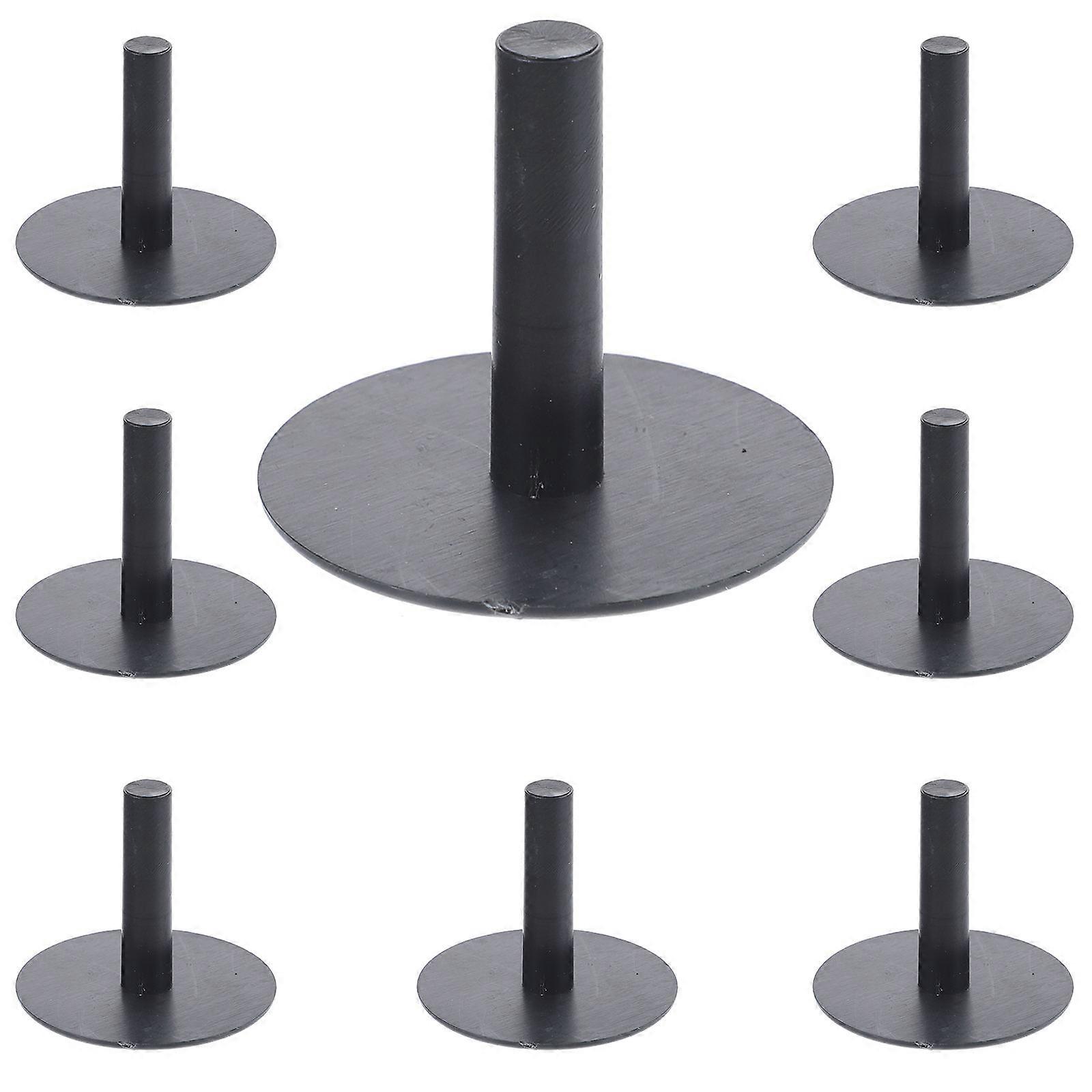 8pcs Car Duck Mount Plastic Display Rack for Storage and Decor Black