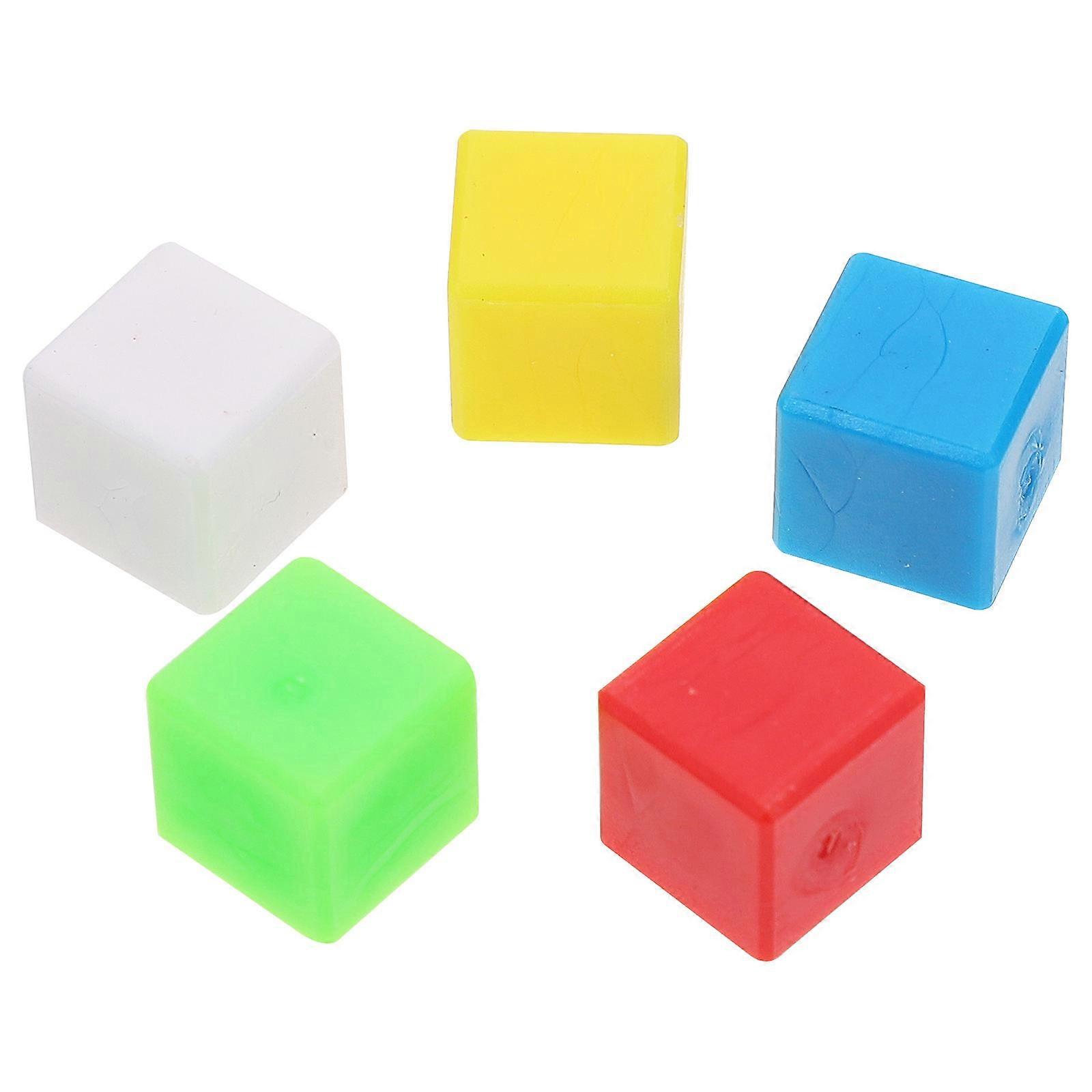 Teaching Cube for Junior Grade Schools Assorted Color Plastic Math Manipulatives Number Counting Blocks 200Pcs