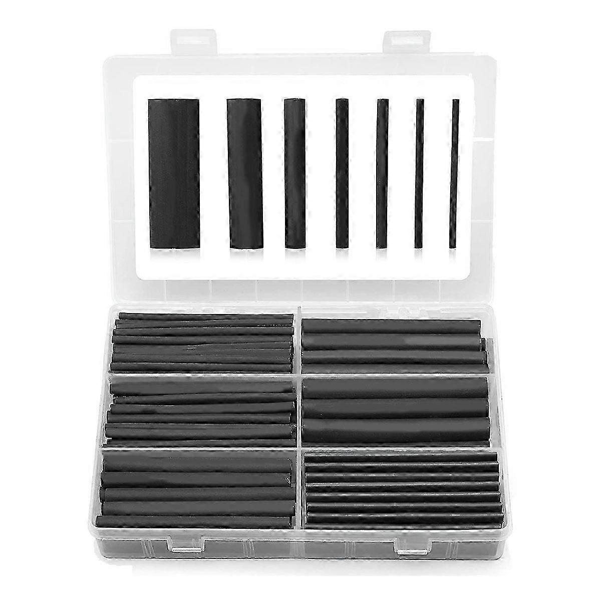Industrial Heat-Shrink Tubing Kit with 3:1 Ratio Adhesive Lining and Marine Grade Shrink Wrap