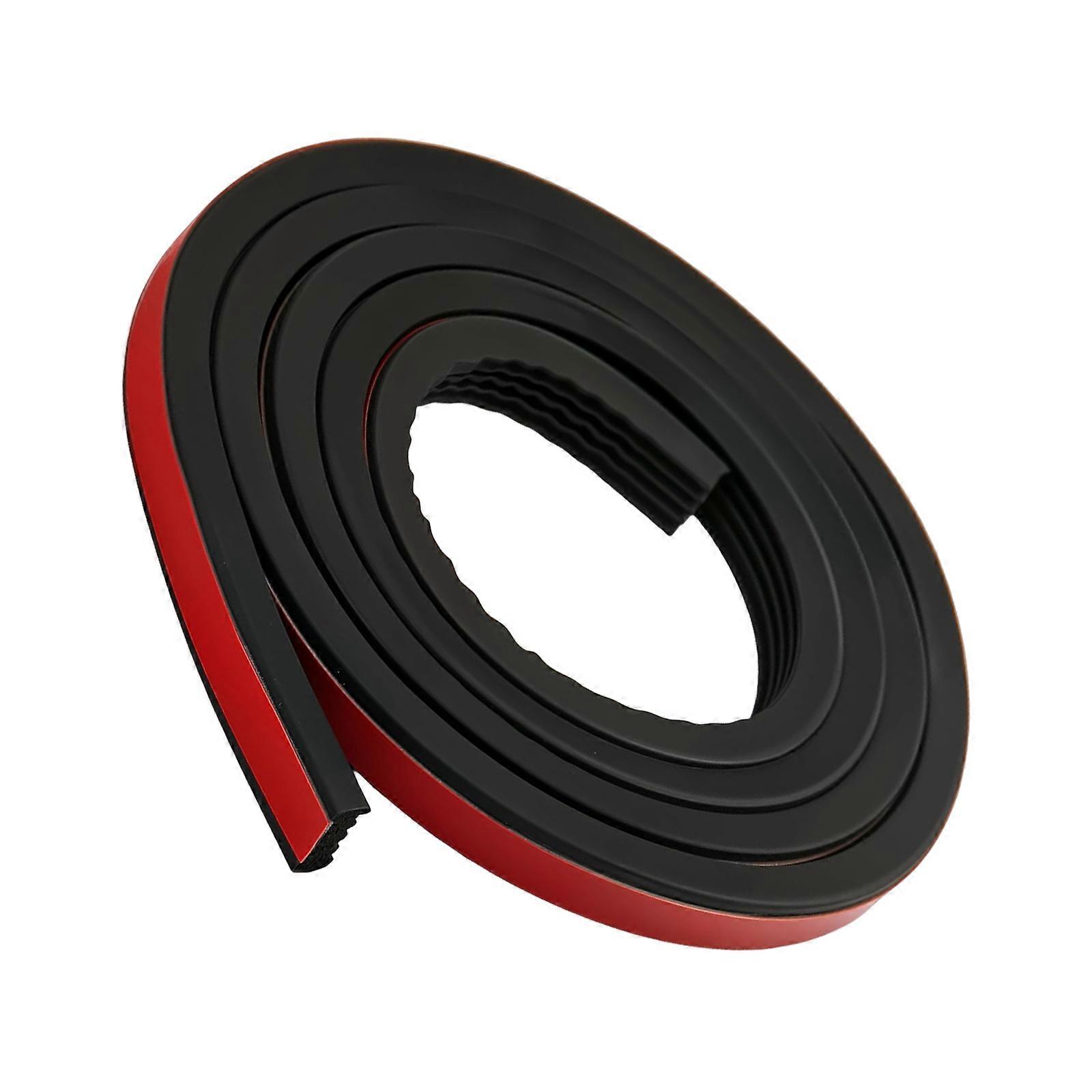 Auto Adhesive Car Partition Weatherstrip With Reinforced Rib Structure Noise Reduction Thermal Resistant -40℃ To +80℃ Multicolor