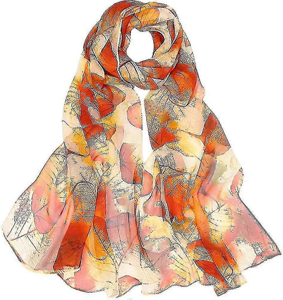 Virág Print Light női virág sifon sál nő bd