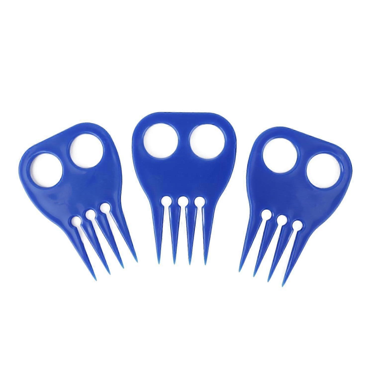 Welcomeget 3PCS Plastic Pulling Combs Horse Mane Tail Mini Pocket Combs