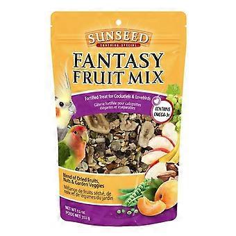 Sunseed Fantasy Fruit Mix Fortified Treat for Cockatiels and Lovebirds, 11 oz
