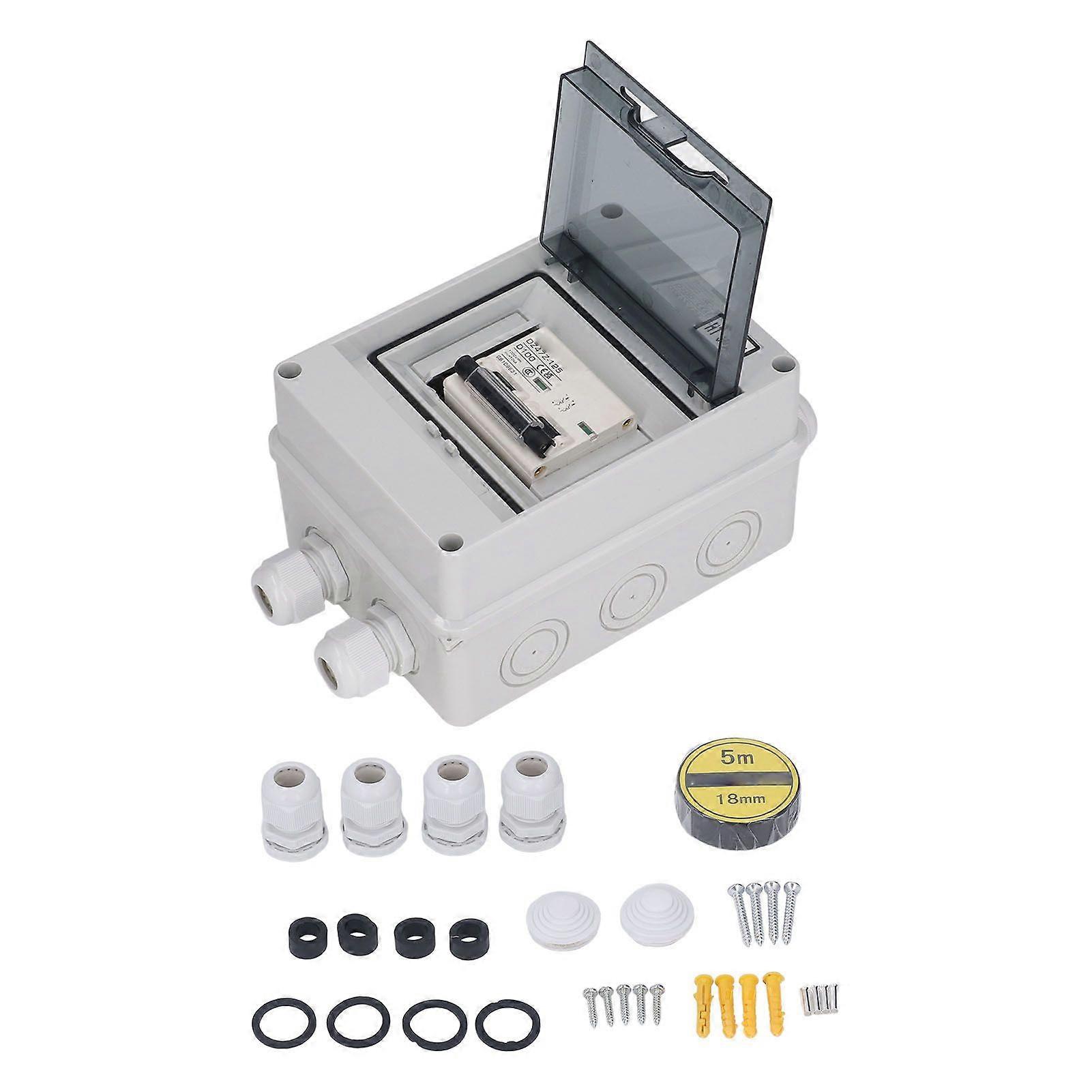 SG DC Miniature Circuit Breaker 2P 10A 1000V Disconnecting Switch IP65 Waterproof for Solar PV System