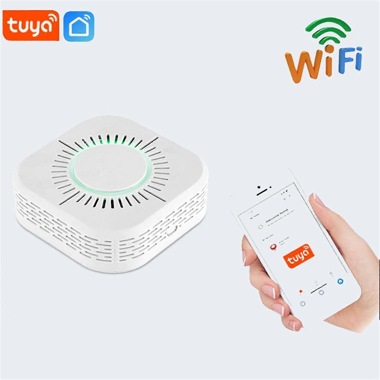 WiFi Detector Fire Sensor Tuya Smart Life App Firefighters Alarm Security