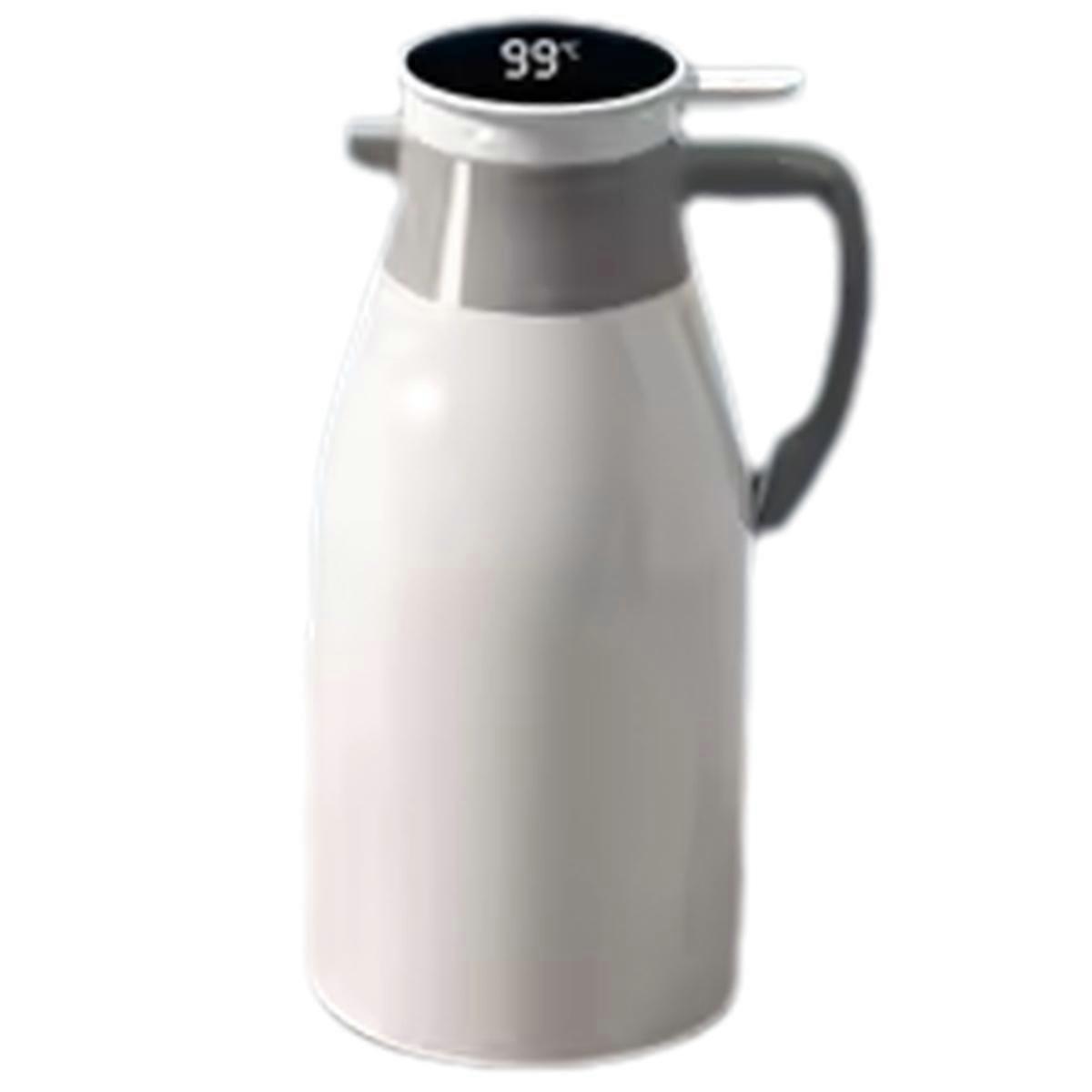 Thermal Kettle Household Digital Display Coffee White 1L