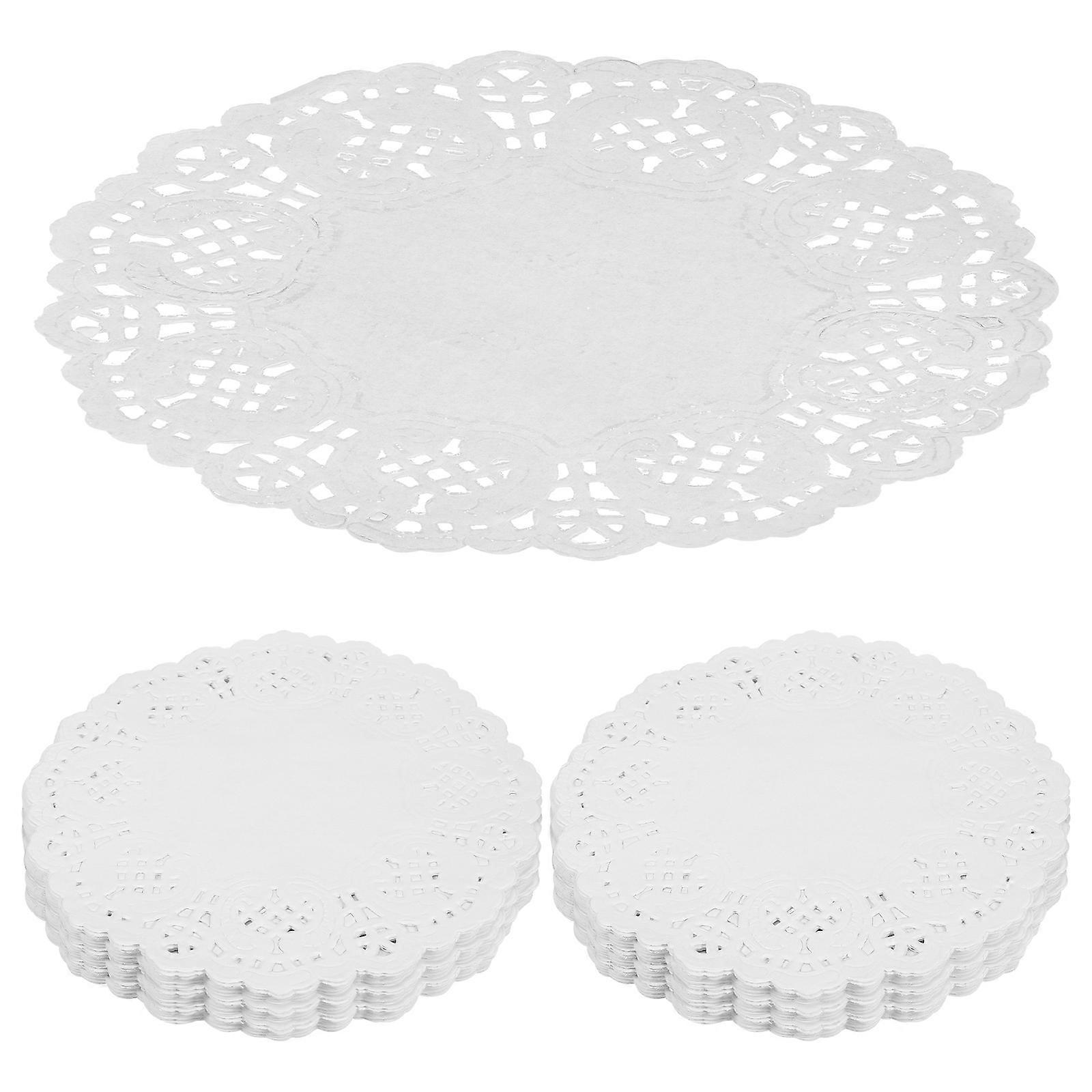 Elegant Design Round Fried Food Paper Doilies 140Pcs For Food Serving Cooking Dining Home Use Restaurant Cafe