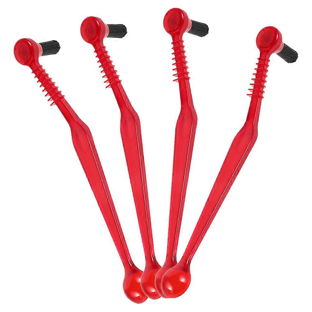 Semiautomatic Duster Brush For Kitchen Cleaning And Other Appliances Versatile Application 4Pcs