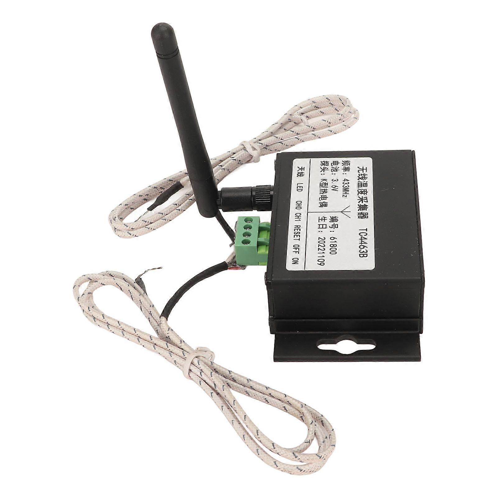 Wireless Temp Collector RF 433MHz 200 Bdevice 1200mAh Battery