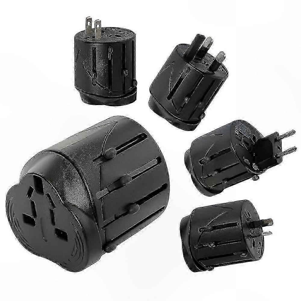 Universal Travel Adapter with EU AU US Plugs for Global Use