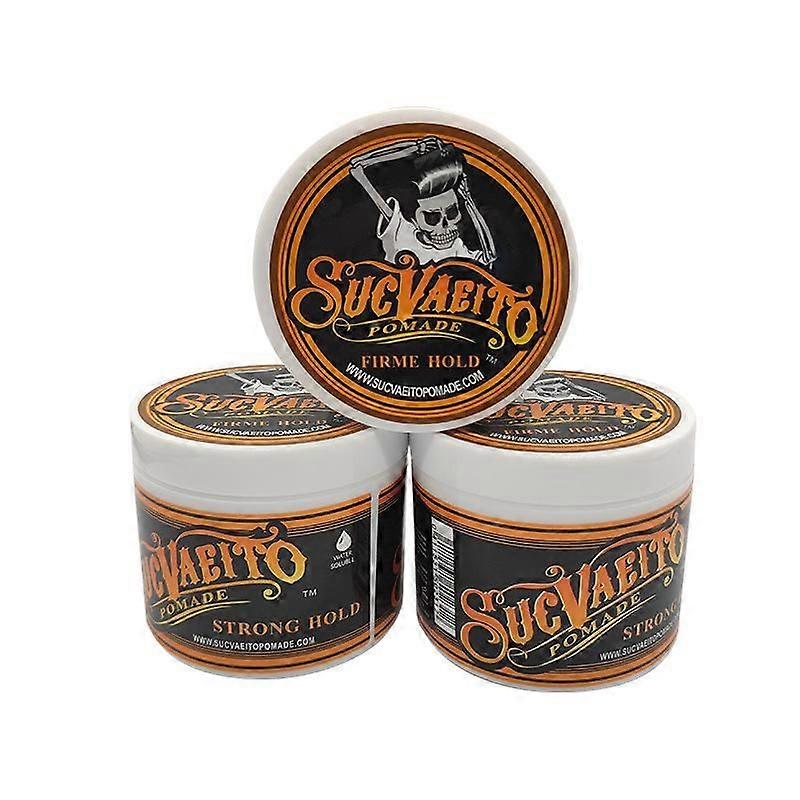 1-3X Suavecito Firme Strong Hold Pomade, Strong Hold Pomade For Men, 4oz/113g