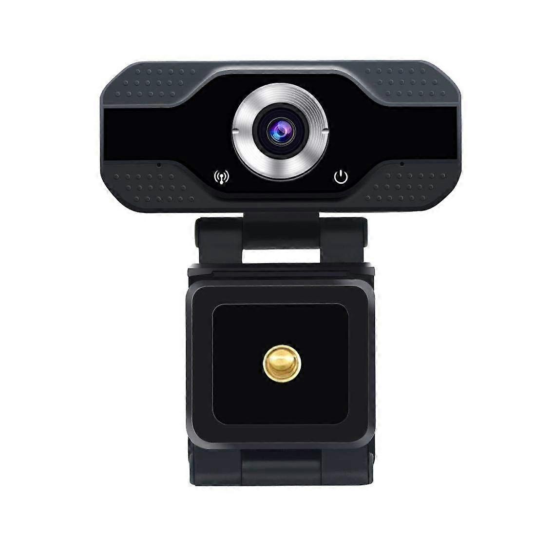 HD 1080P USB2.0 HD Webcam with Microphone for PC(Black)