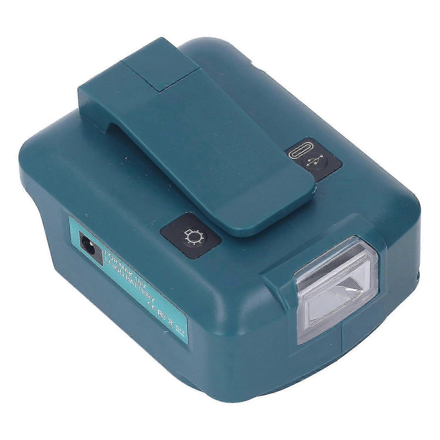 2025 Latest Model 200lm Battery Adapter LED Work Light DC Port USB Type C