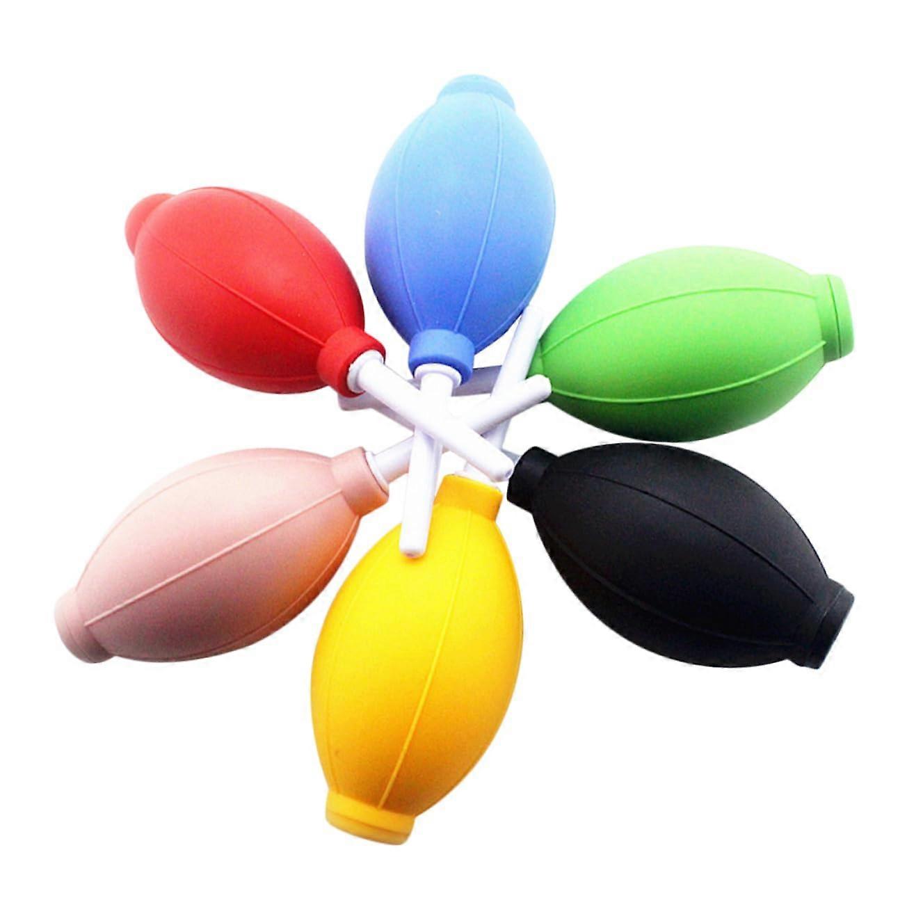 Dust Blower Cleaners 6Pack Lightweight Camera Air Blower For Lens Cleaning And Eyelash Extensions Durable TPE Material