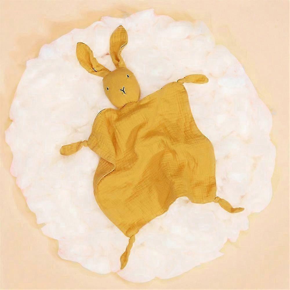 Bunny Lovely Bib Hand Towel Toy Baby Security Blanket Soft Breathable Soothing Towel Gifts