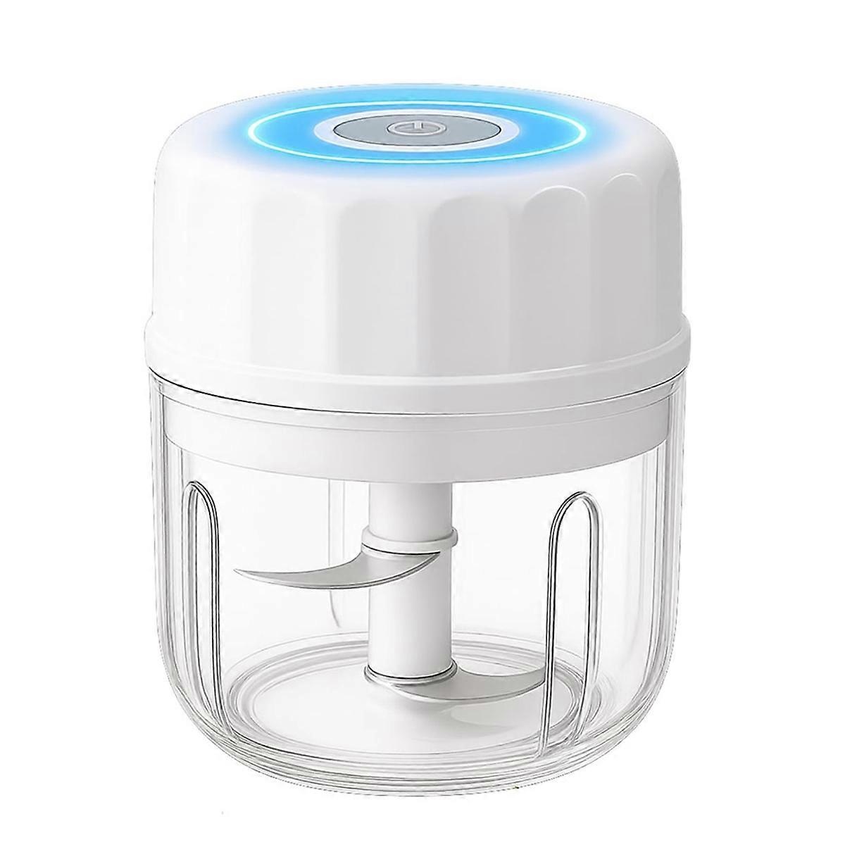 Electric Mini Garlic Chopper,Portable Food Processor, Onion Mincer,Meat Grinder with USB Charging