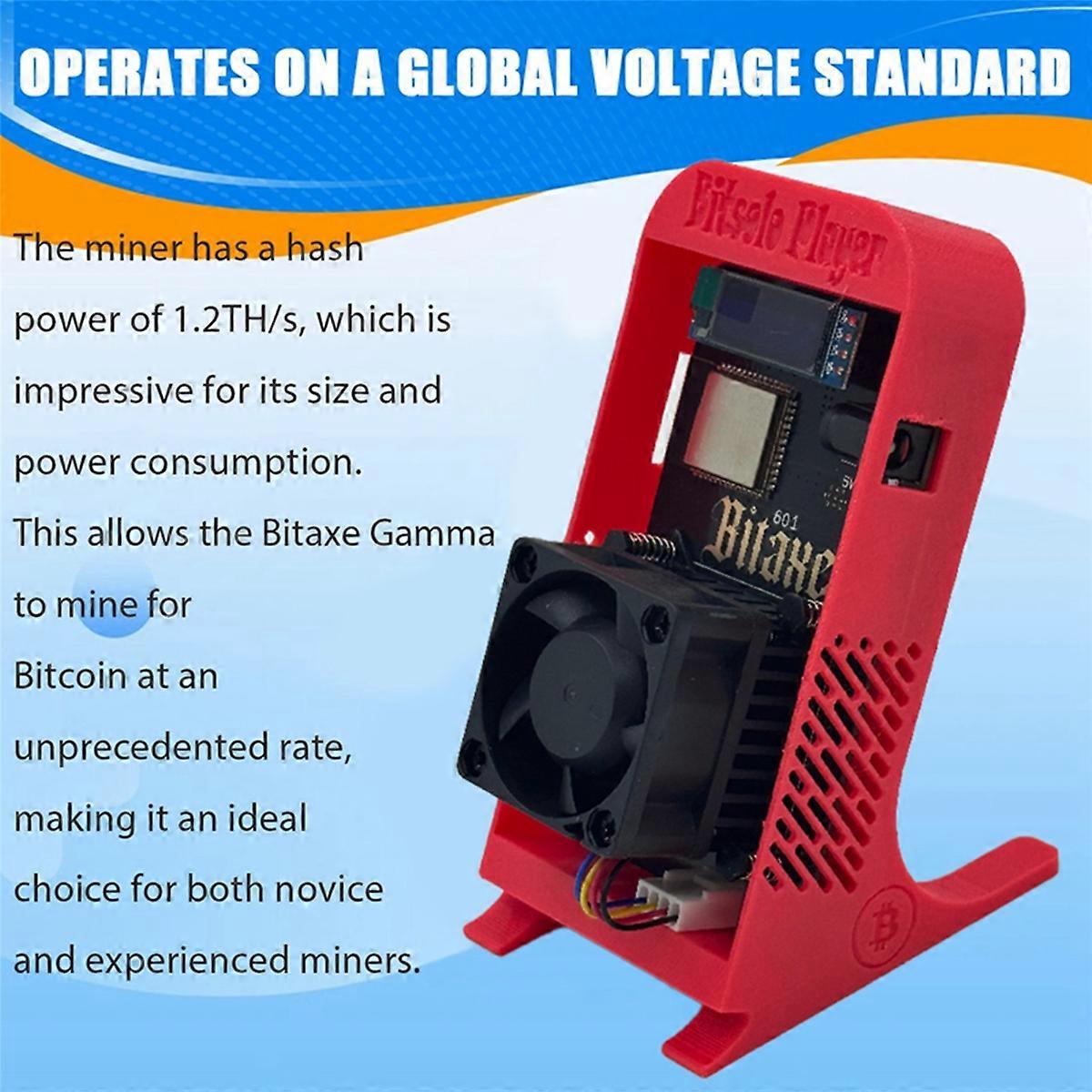 Gamma 601 BTC Solo Miner 1.2TH/S 18W Bitcoin BTC WiFi Miner BM1370 Asic Chip