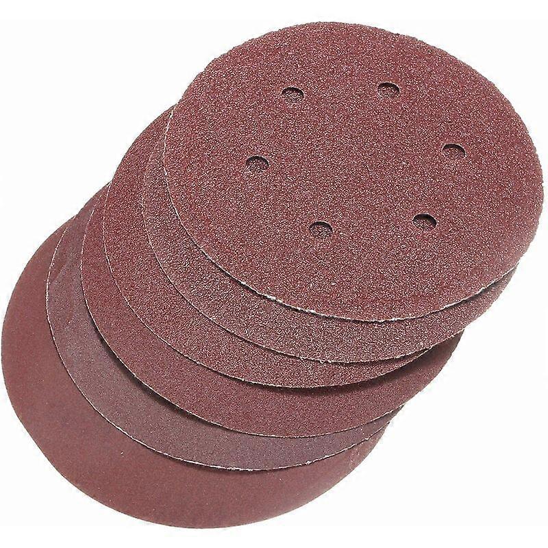 25pcs 6 Hole 6 &amp;; Sanding Discs Mixed Grit Orbital Sander for Polishing and