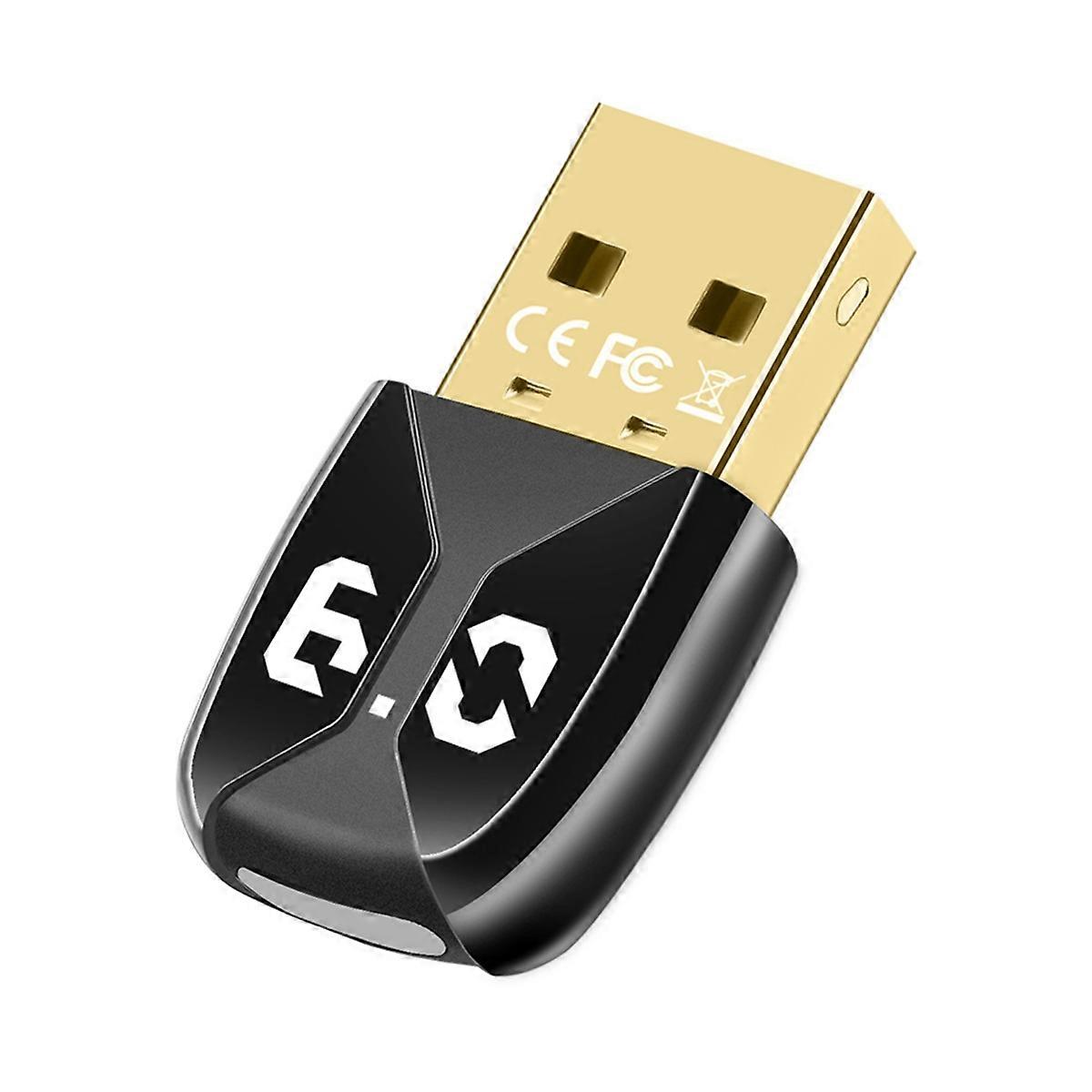 USB Bluetooth6.0 Dongle Bluetooth6.0 Adapter Receiver Transmitter for Bluetooth Keyboard Mouse Head