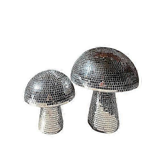 Mushroom Disco Ball, 2025 New Silver Mirror Disco Balls, Disco Mirror Glitter Ball, Creative Retro