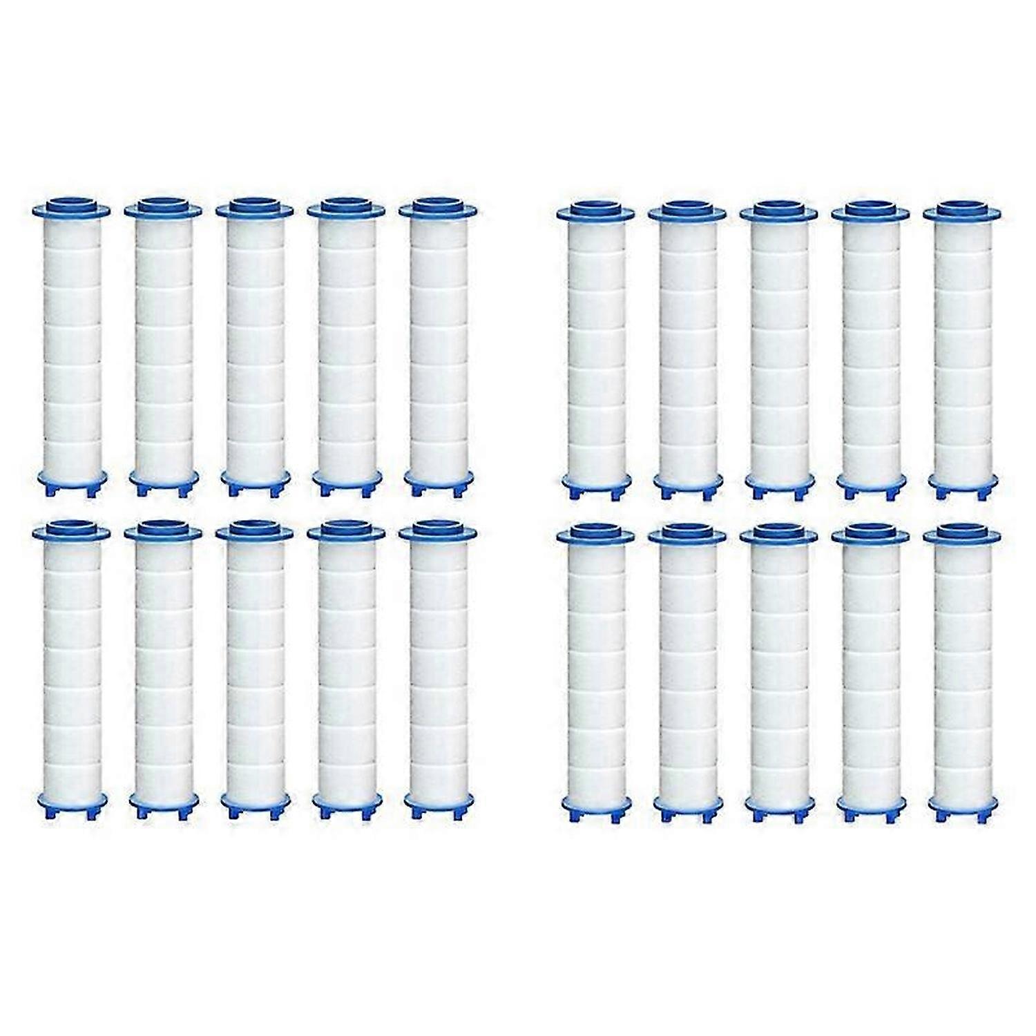 20Pcs Replacement Shower Filter for Hard Water - High Output Shower Water Filter To Remove Chlorine