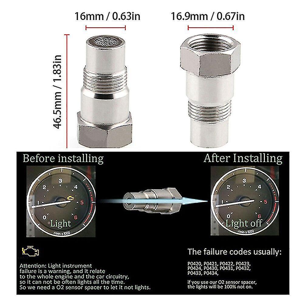 Auto Cel Fix Check Motor Light Eliminator Adapter - Zuurstof O2 Sensor