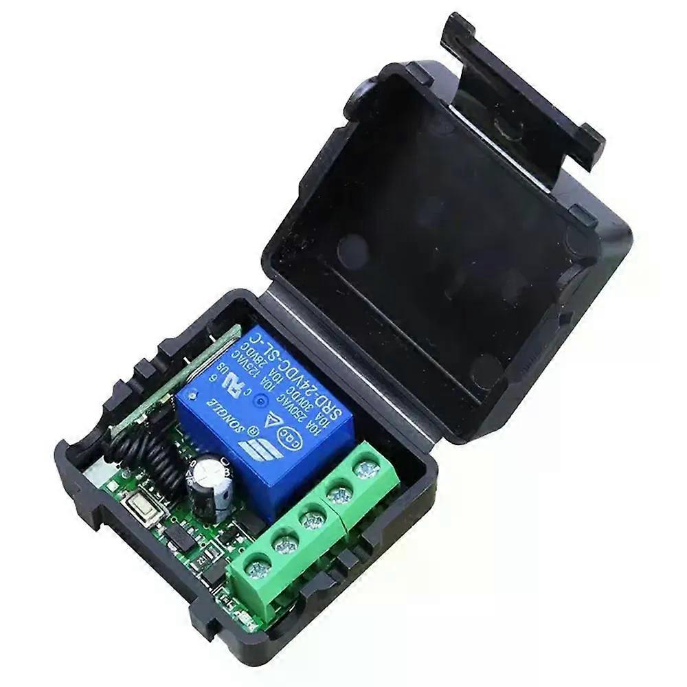 DC 12V Wireless Remote Control Switch Single-channel 433Mhz DIY Receiver Module Universal Garage DoorMotorLight Lamp Controls