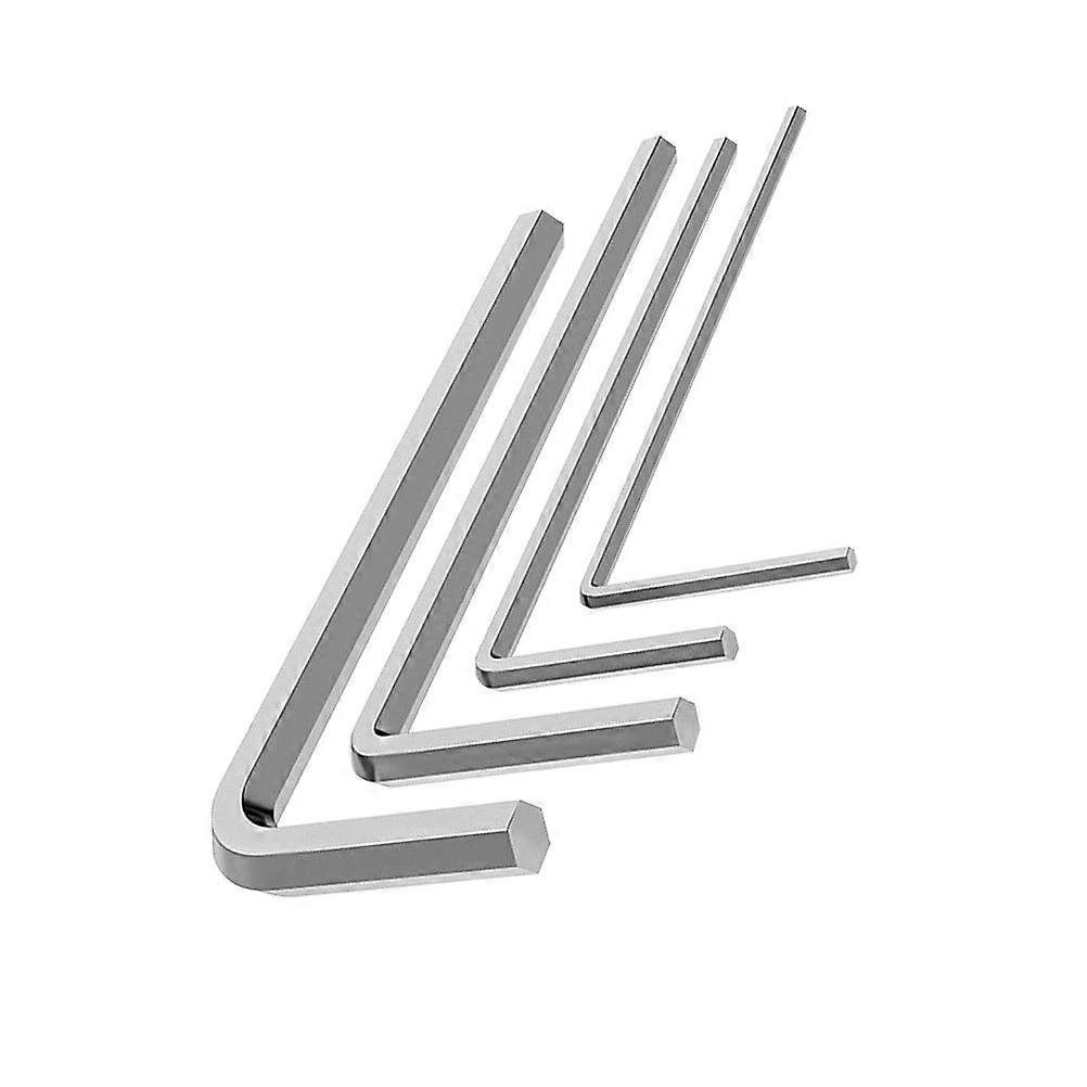 Allen Wrench Tool Internal Hexagonal Key for Repair 60Pcs Silver