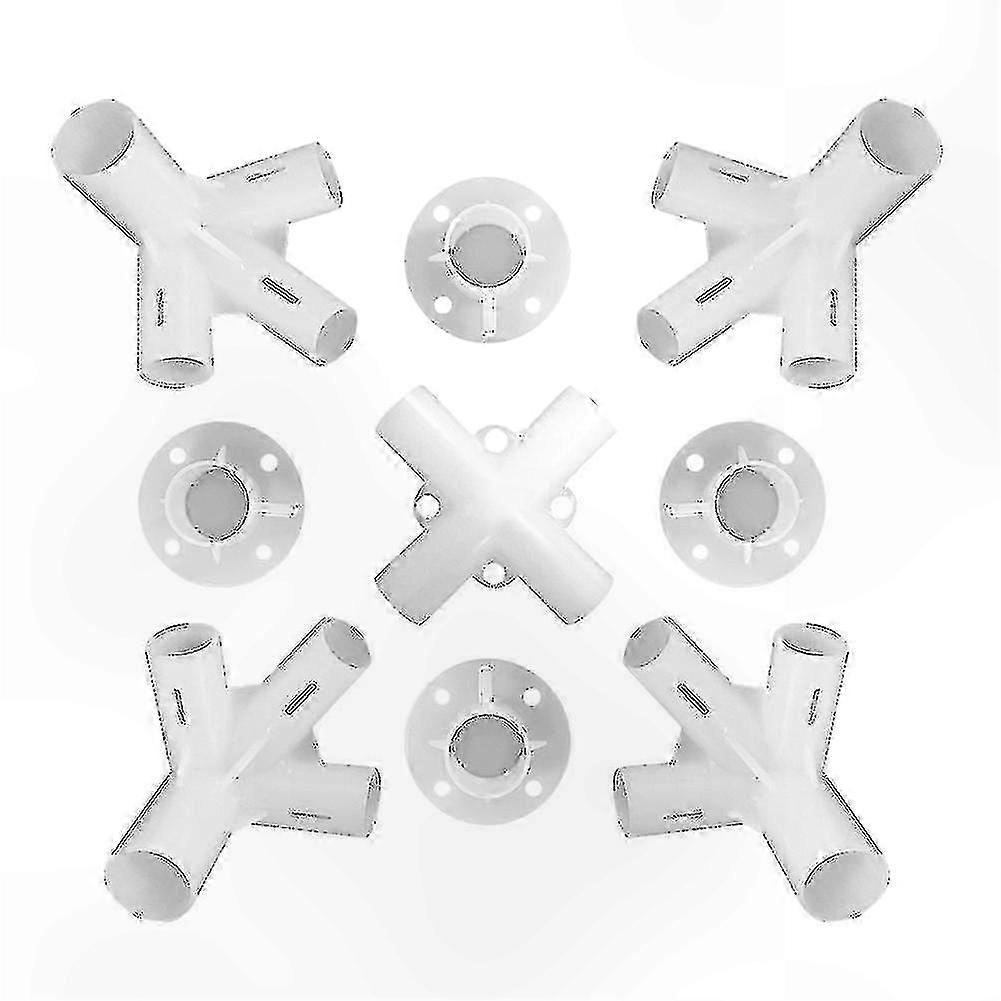 3x3m Gazebo Tent Connectors with 25/19mm Corner Center Pieces for Frame Assembly