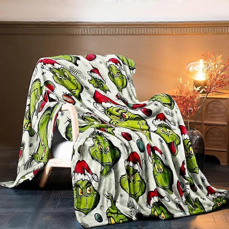 Cartoon Pattern Blanket, 1 Count Soft Comfortable Throw Blanket, Warm Napping Blanket for Home Office Travel Outdoor Camping