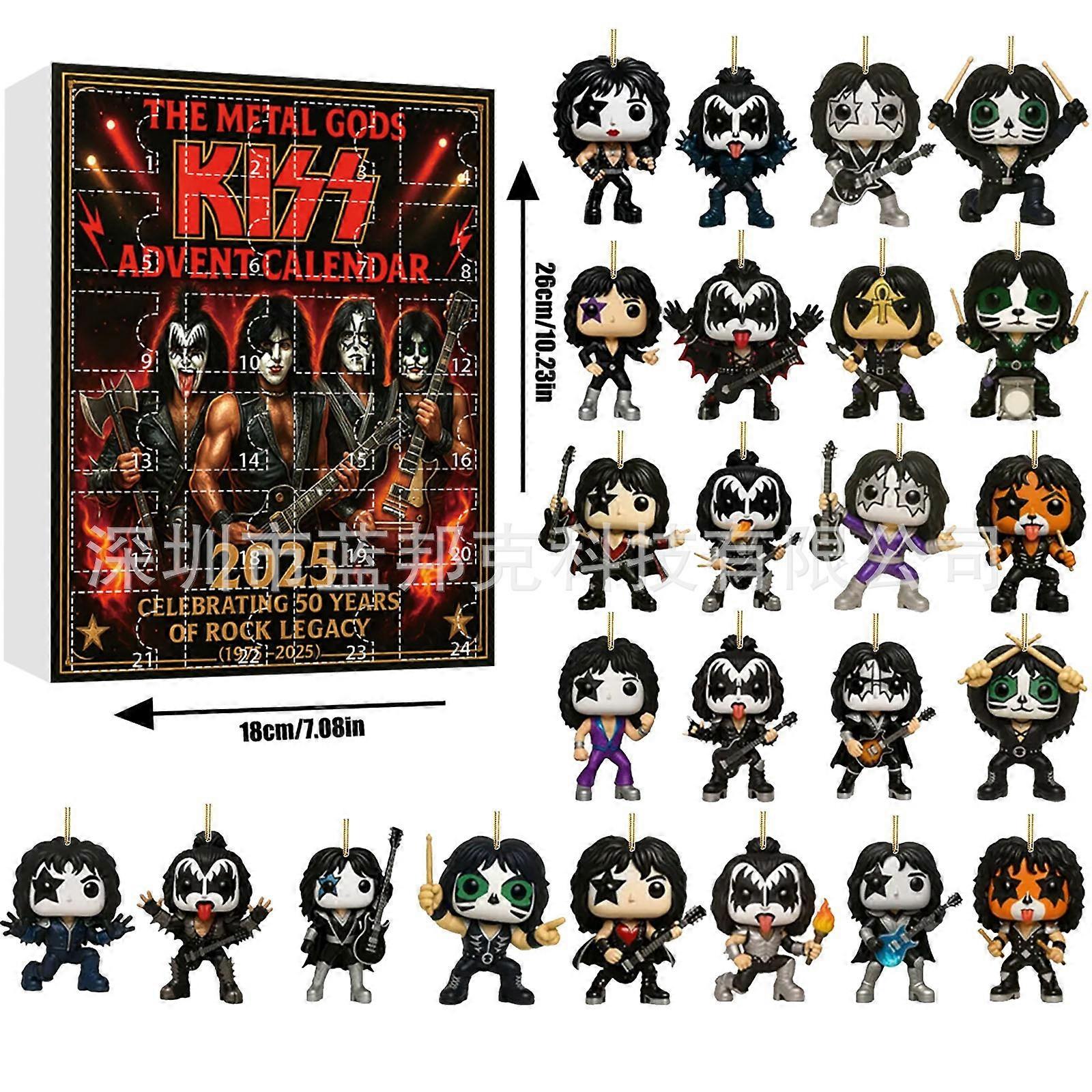 KISS 2025 Advent Calendar Countdown Calendar Blind Box