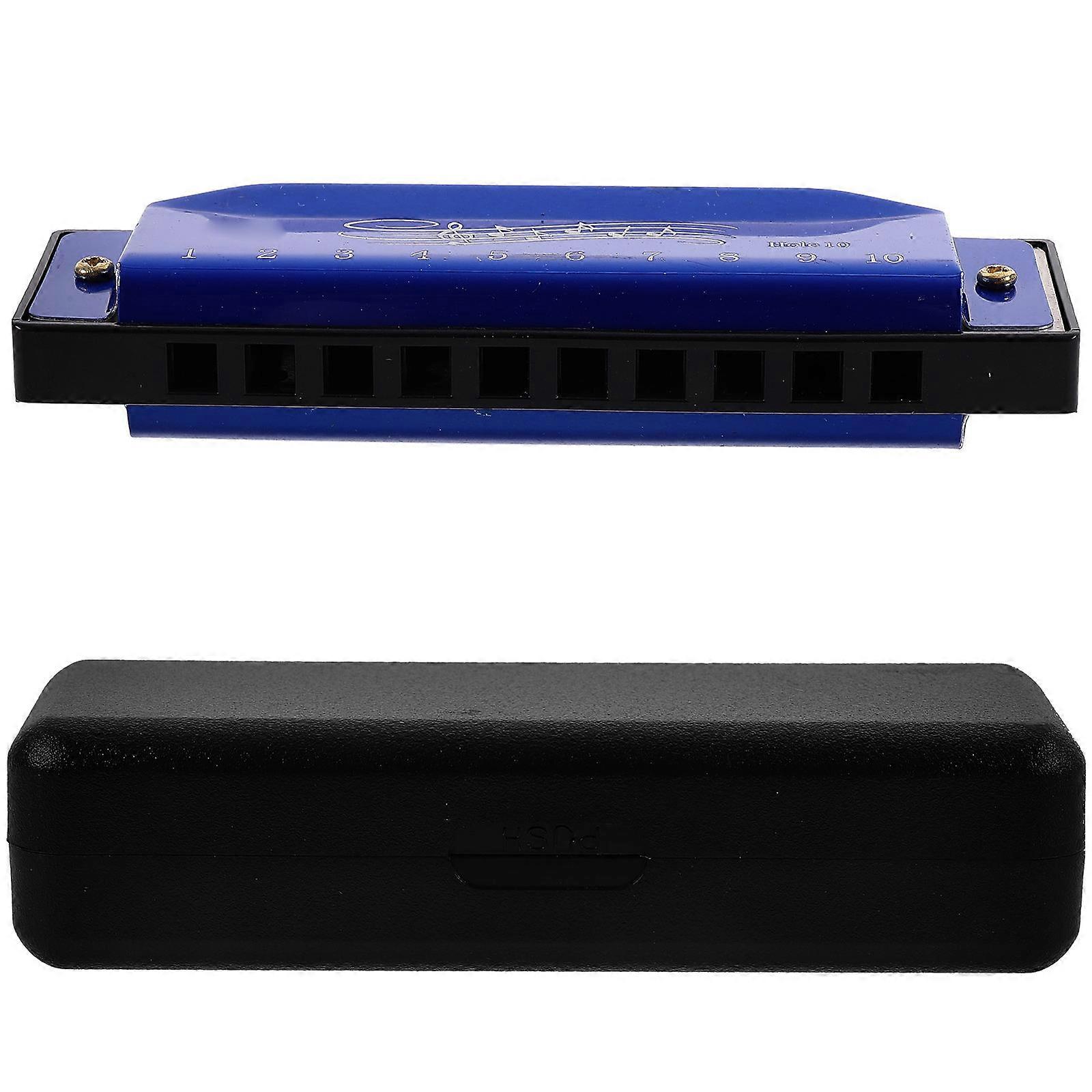 Harmonica for Kids 10 Holes Musical Instrument with 3Pcs Portable Set