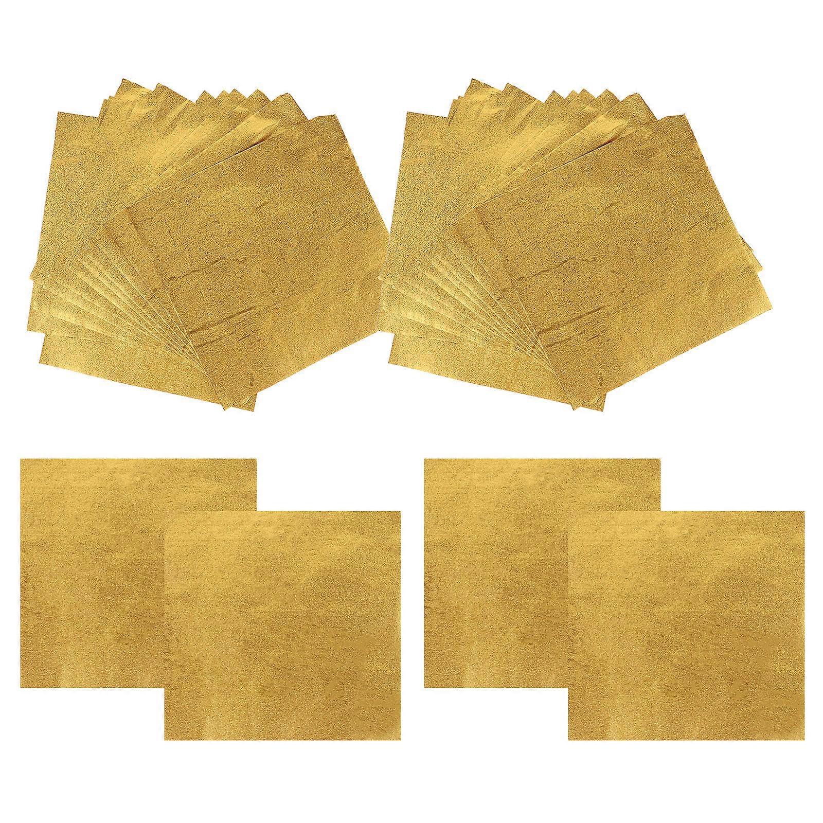 Golden Candy Wrapping Foil for Chocolate Wrappers 300Pcs Aluminium