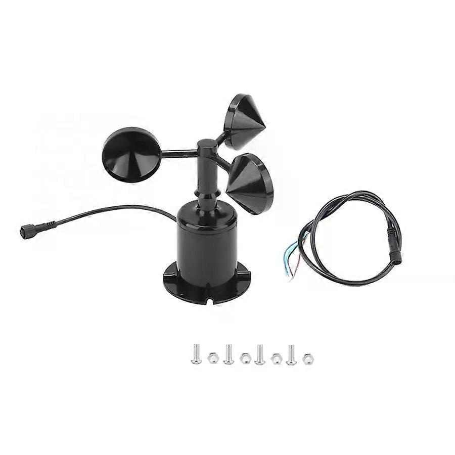 A04I 0-70M/S Wind Speed Sensor Environment Signal Output Pulse Type Three Cups Wind Speed Sensor Anemometer DC5-30V