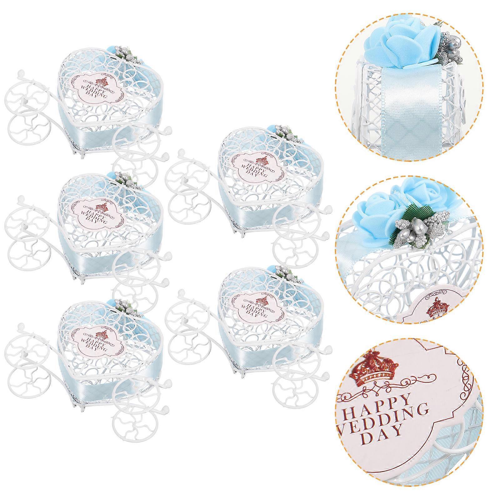 Creative Wedding Candy Box for Wedding Candy Box 25Pcs Blue