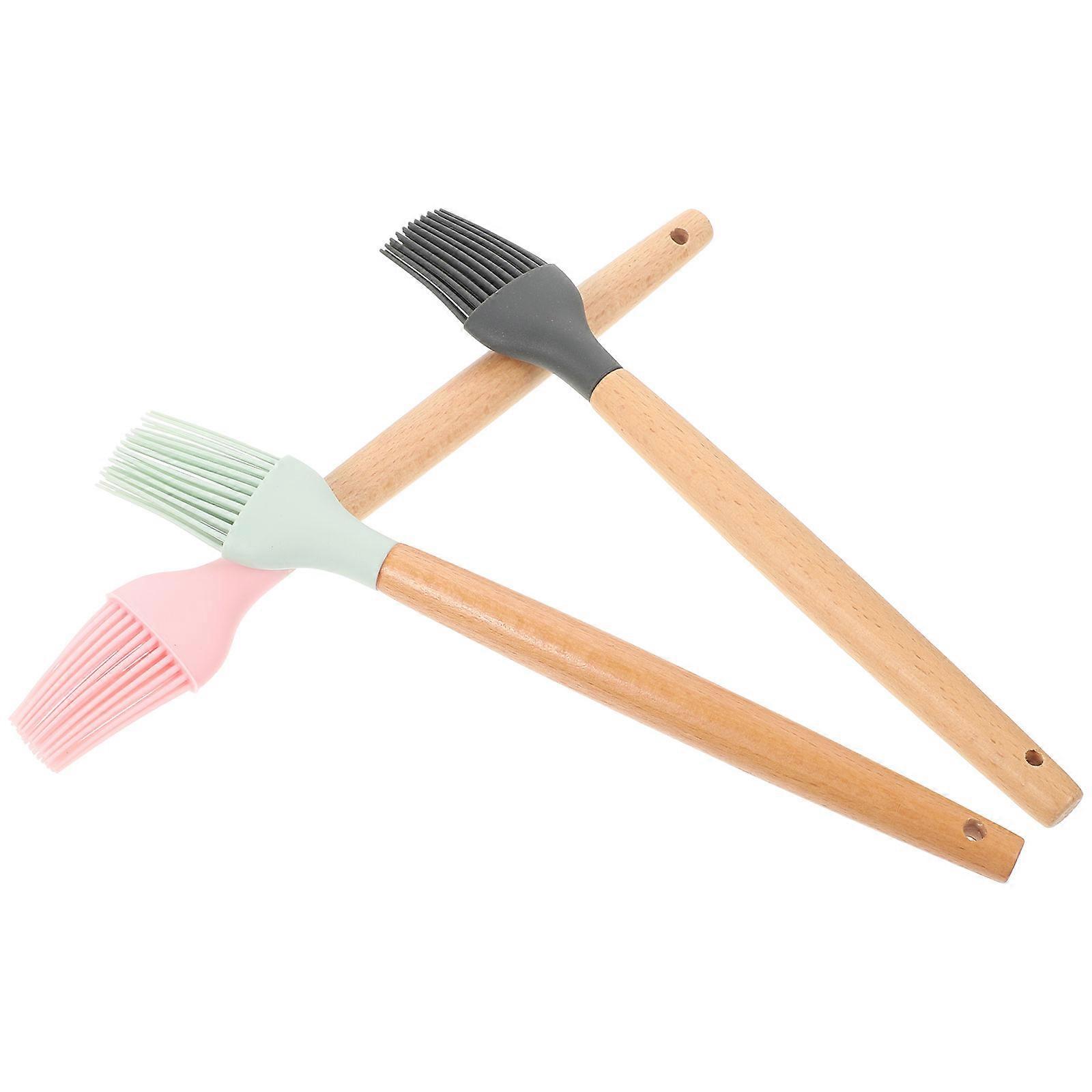 Grill Basting Brush For Barbecue Cooking High Temperature Resistance Simple Design 12 Pcs