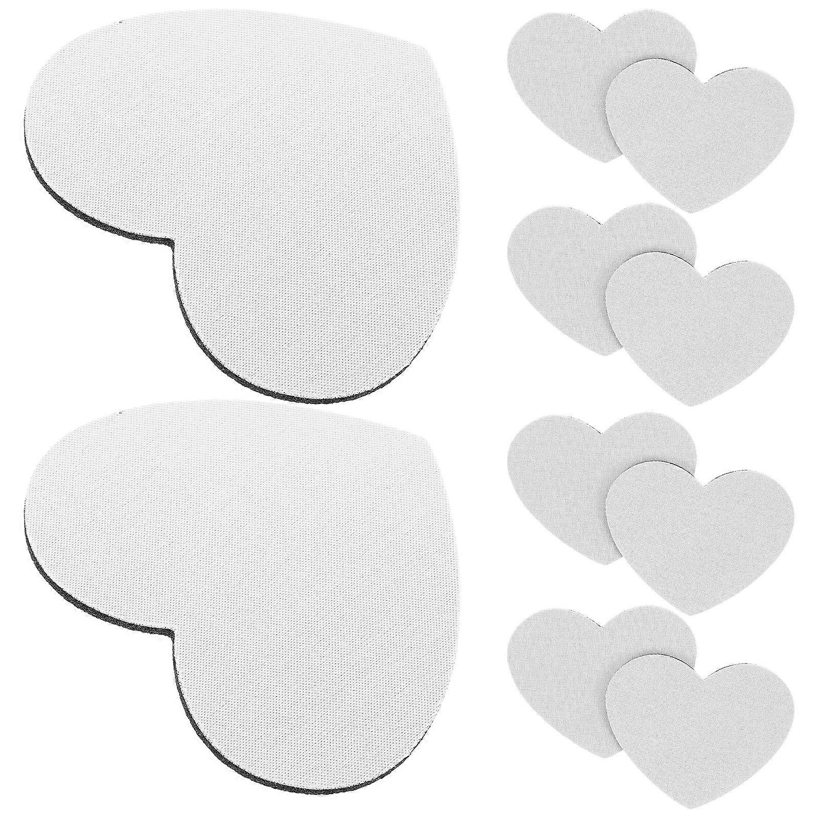 Sublimation Cup Pads Heat Transfer Mat for Placing Cups 40Pcs White Coasters