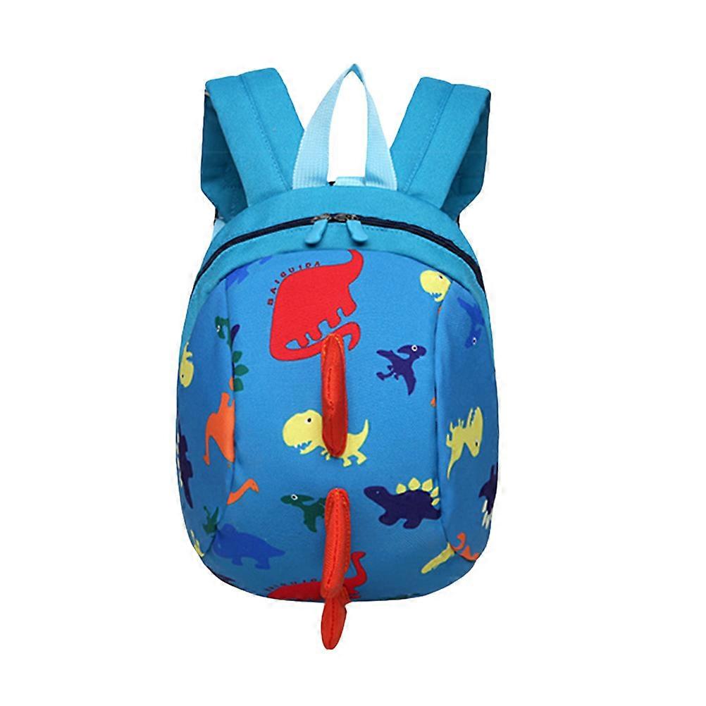 Kids Backpack Anti-Lost Schoolbag for Children with Leash Blue