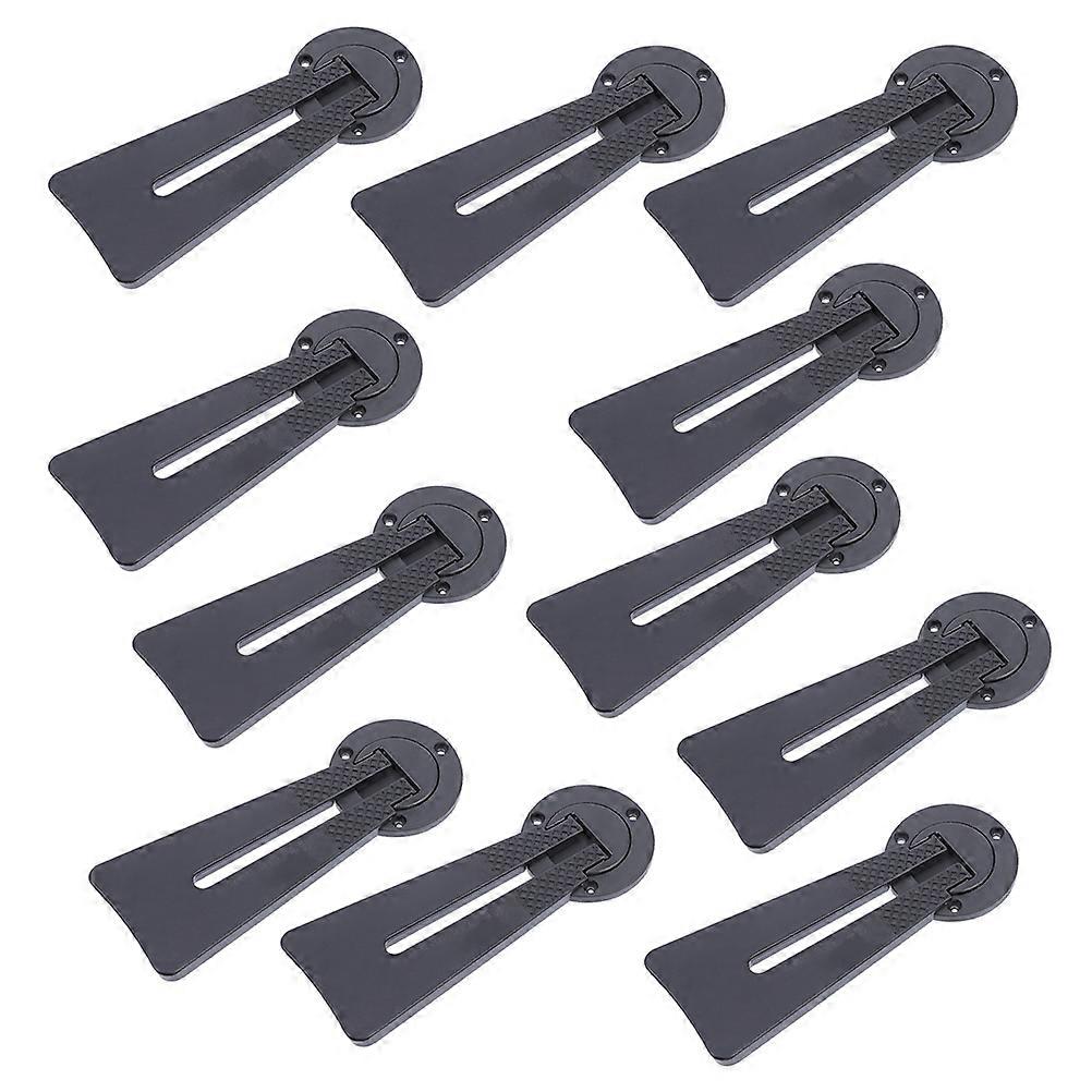 360 Degree Rotating Photo Frame Brackets 80Pcs Black Supports for Holding Use