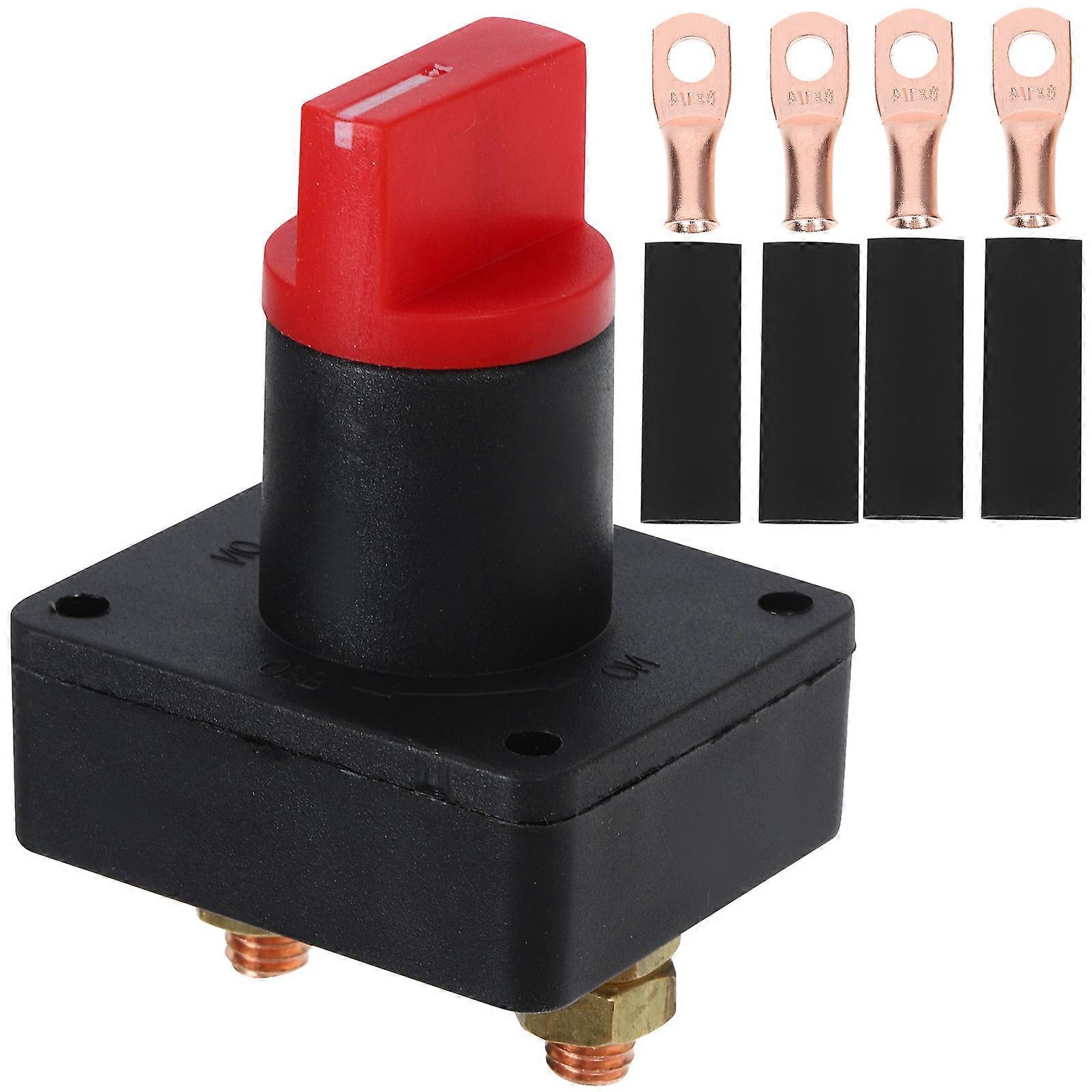 Battery Disconnect Kill Switch 300a for Car and Trailer Use 4Pcs Pack