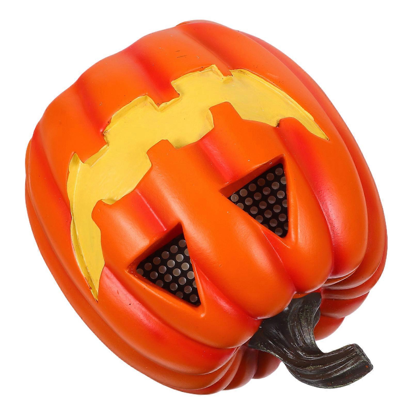 Decorative Resin Pumpkin Lantern Light For Festive Gatherings Haunted House Decor With Glowing Feature 1Pack