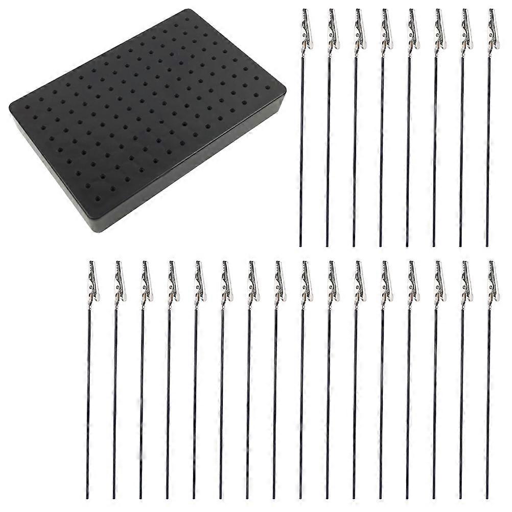 Airbrush Model Spray Paint Clip Base Stand for Coloring with 1Set