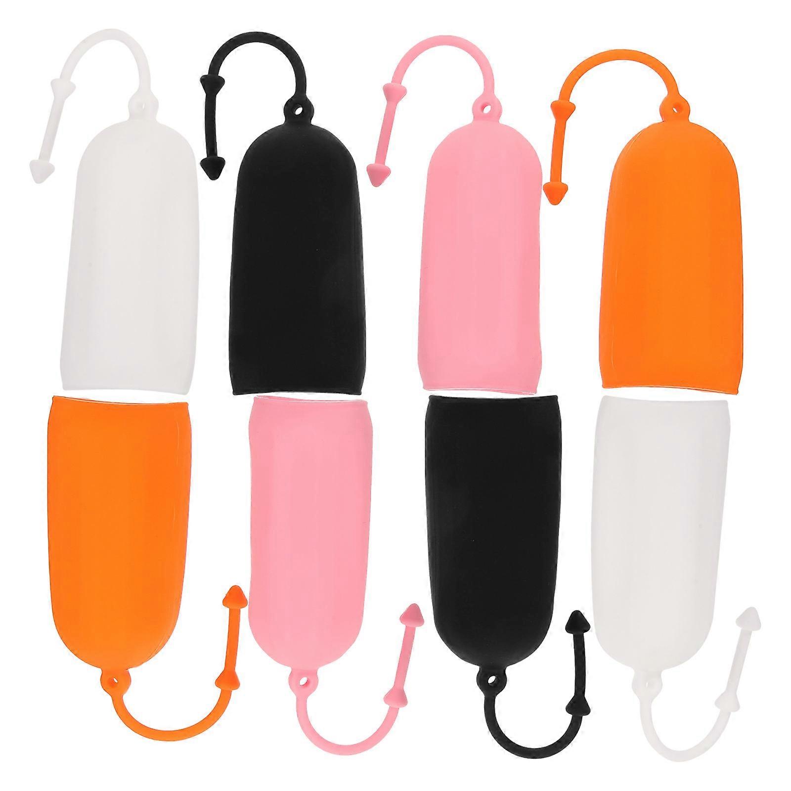 Elastic Travel Bottles Covers Silicone Leak-Proof Container Sleeves For Travelers 24Pcs Multi Color