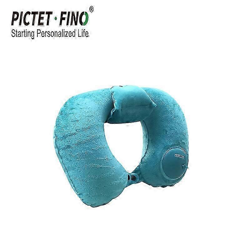 Inflatable Travel Pillow, U-shaped Neck Pillows Foldable Hand Press