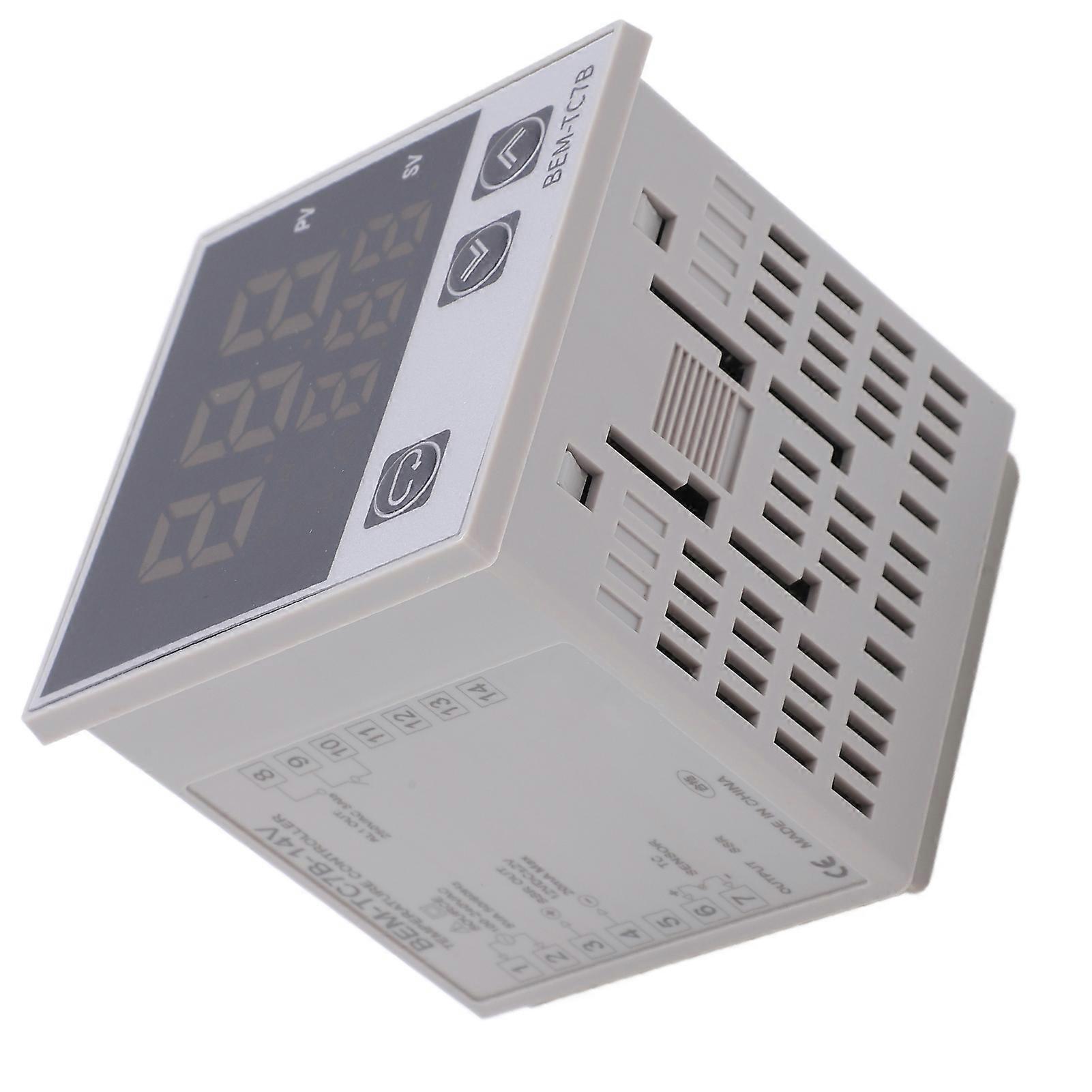 Digital PID Thermostat Controller BEMTC7B14V 100-240VAC, Alarm