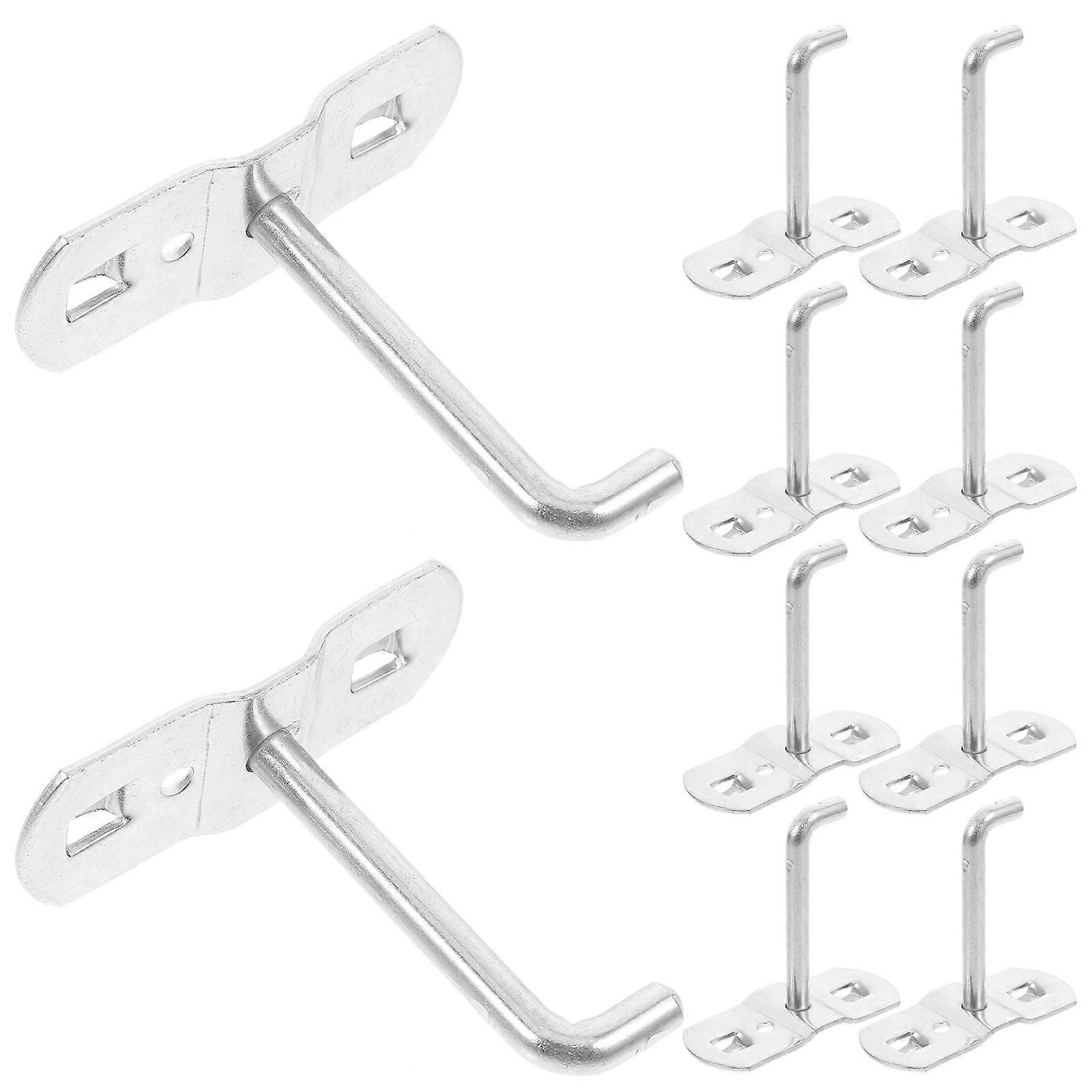 Silver Hardware Multi-Function Hooks for Hanging Use Iron Hooks 30Pcs