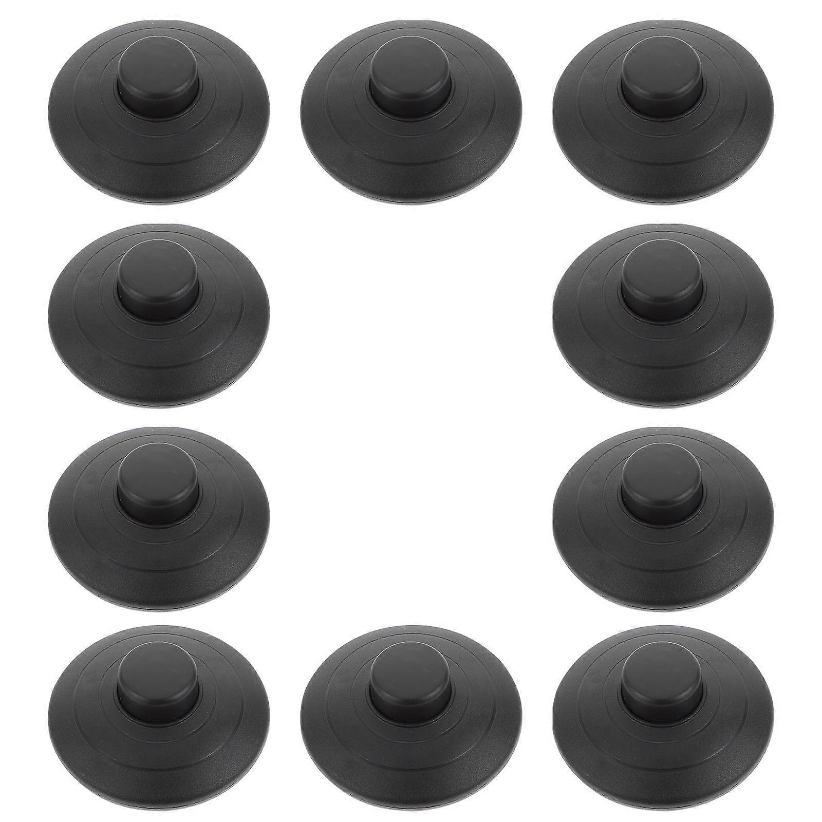 Desk Lamp Foot Switch Replacement Self Locking Function for Office Use 7.00X7.00X2.85CM 10Pcs