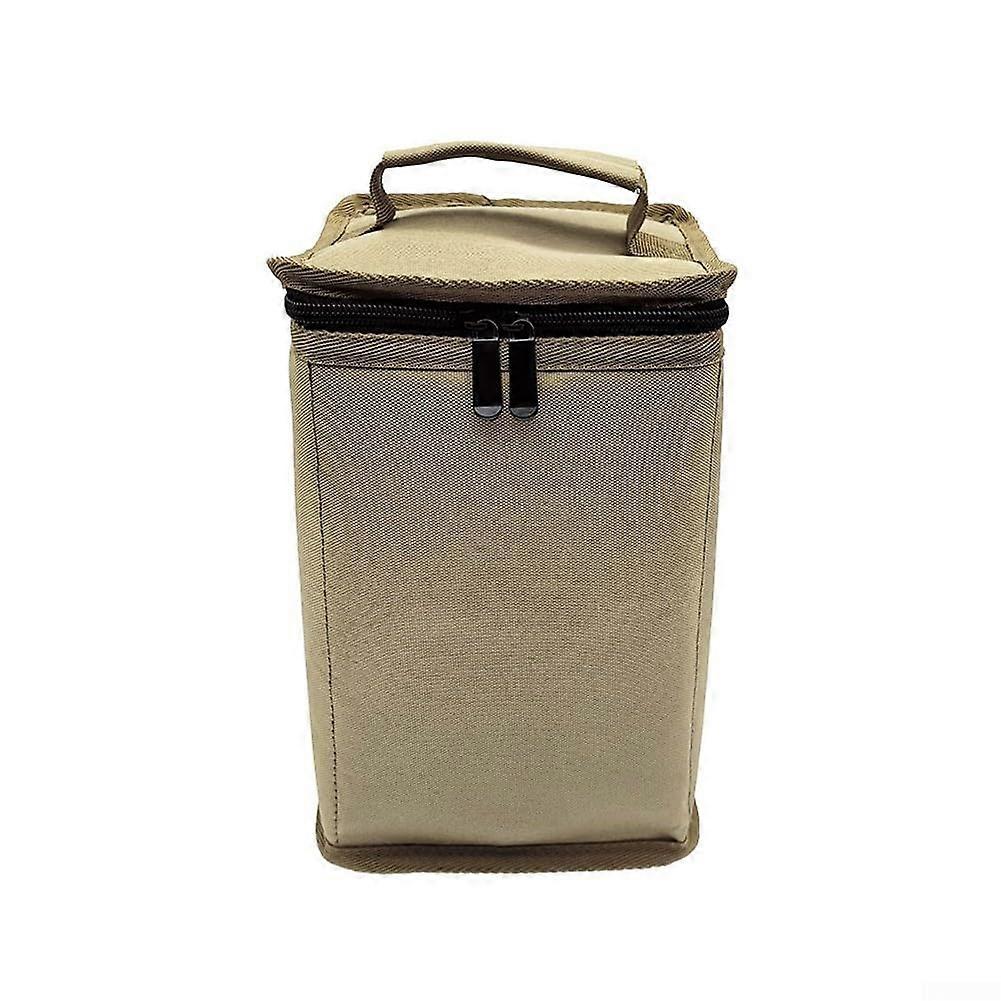 Camping Propane Equipment Bag Portable Small Khaki Storage Organizer For Camping Gear